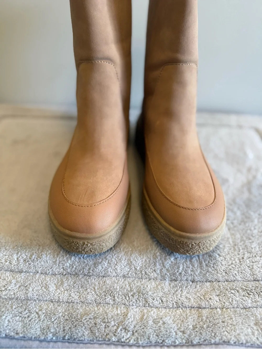 Rocket Dog Alora Tan Faux-Shearling Winter Boot with Side Zip